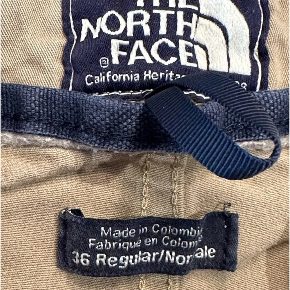 The North Face Mens 36 Regular Khaki Shorts Cotton Elastin